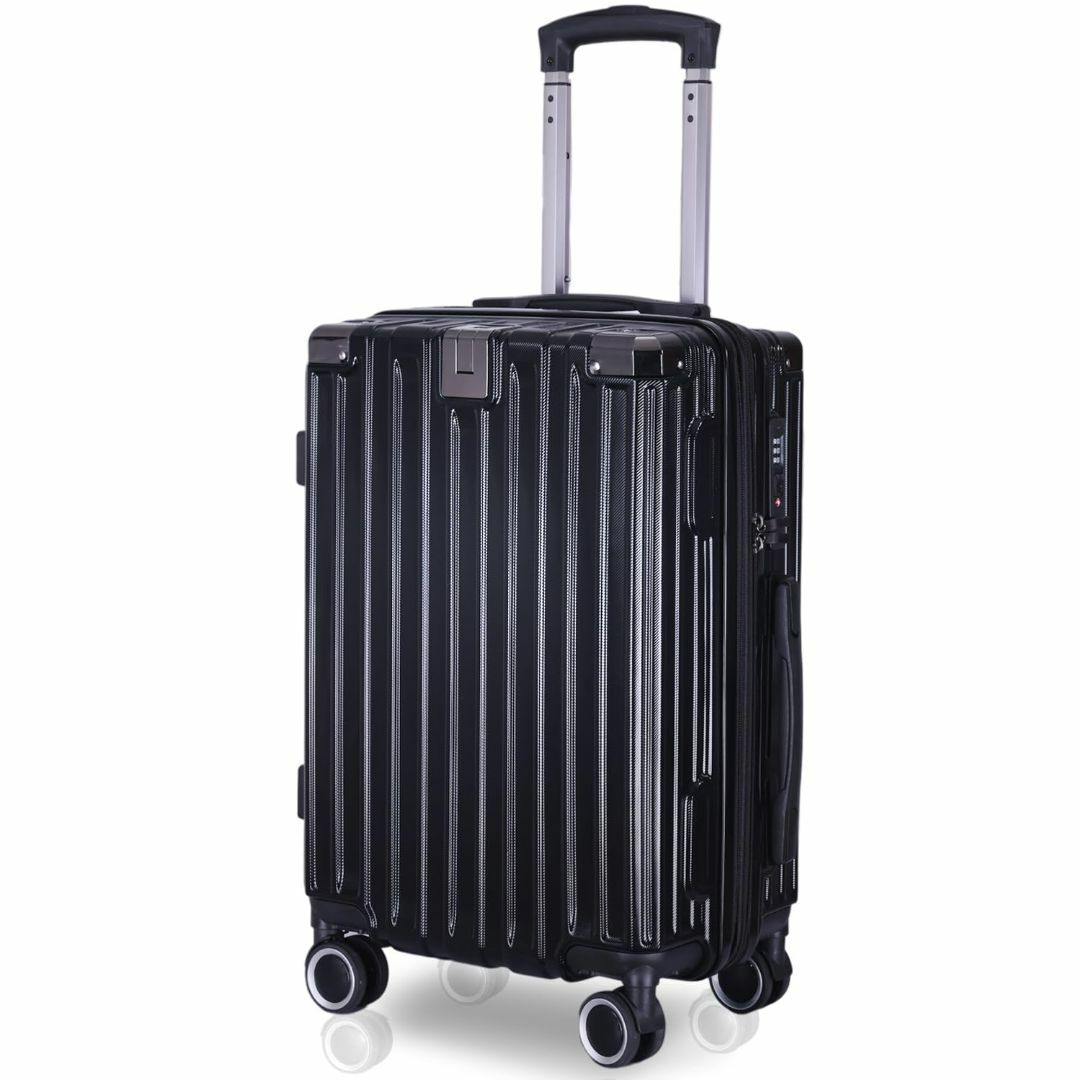 スーツケース Sサイズ　隠しフック付き キャリーケース 機内持ち込み ブラック