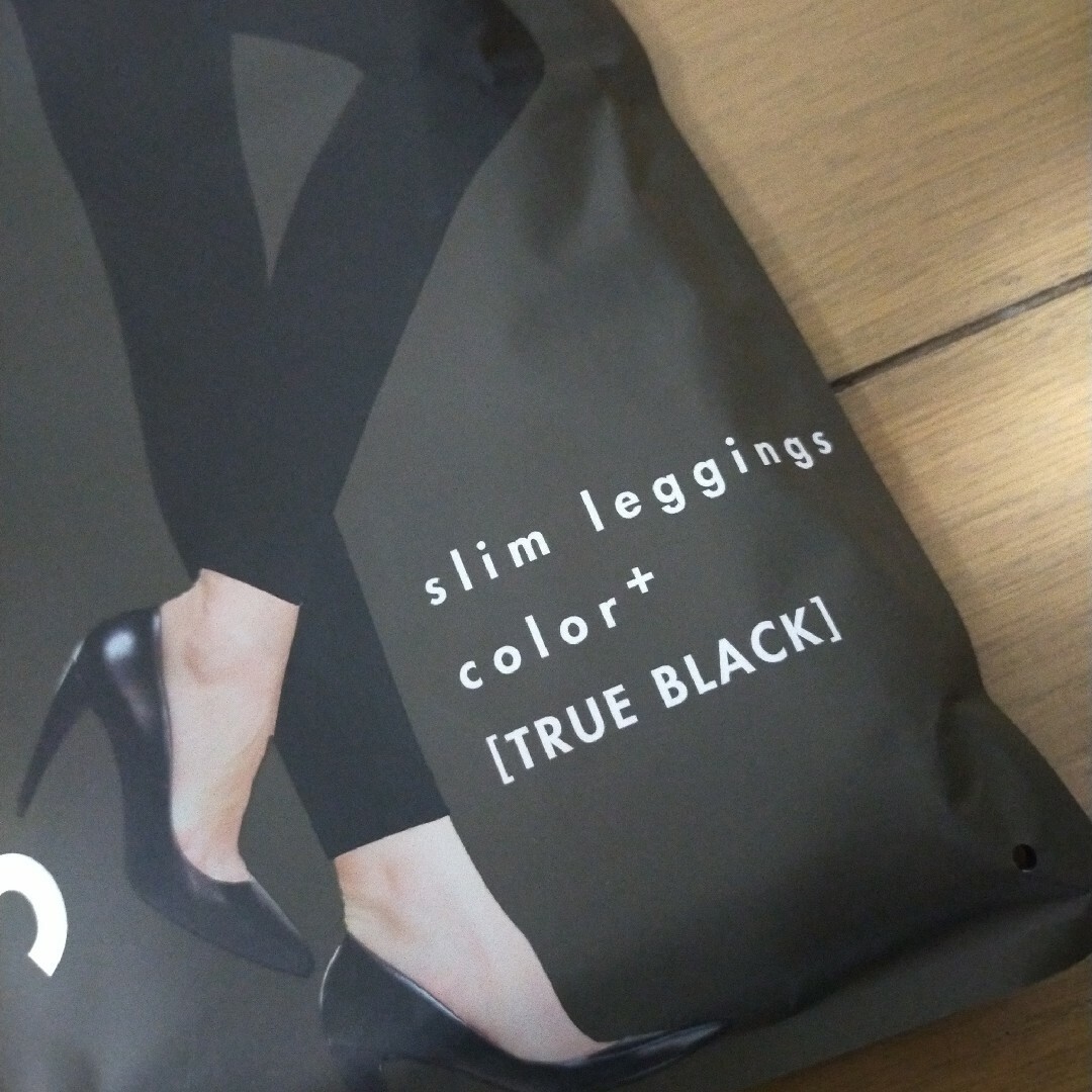 【新品未使用】【開封済】BELMISE スリムレギンスカラープラス LL 黒 レディースのレッグウェア(レギンス/スパッツ)の商品写真