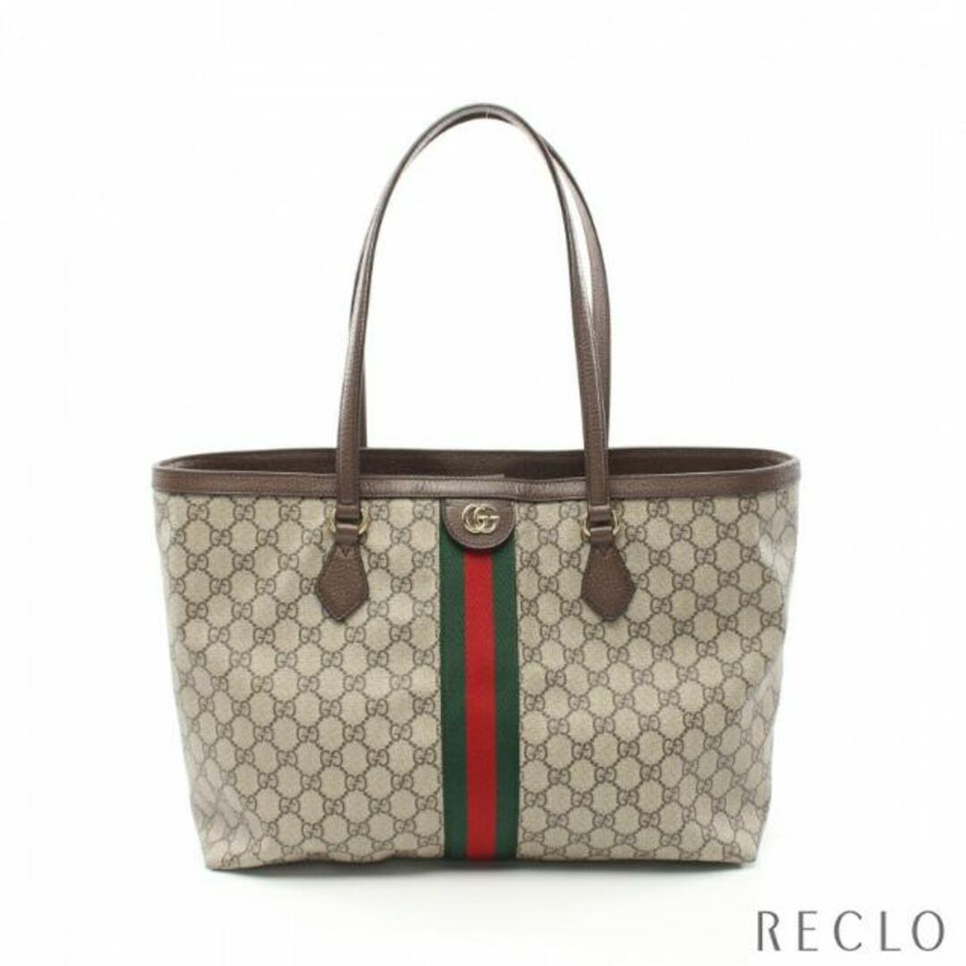 Gucci(グッチ)のオフィディア GGスプリーム ミディアム ショルダーバッグ トートバッグ PVC レザー ベージュ マルチカラー レディースのバッグ(トートバッグ)の商品写真