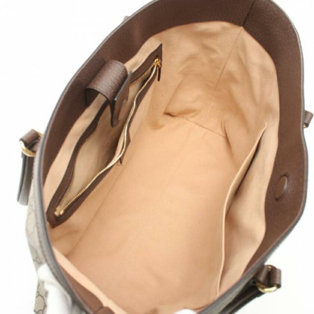 Gucci(グッチ)のオフィディア GGスプリーム ミディアム ショルダーバッグ トートバッグ PVC レザー ベージュ マルチカラー レディースのバッグ(トートバッグ)の商品写真