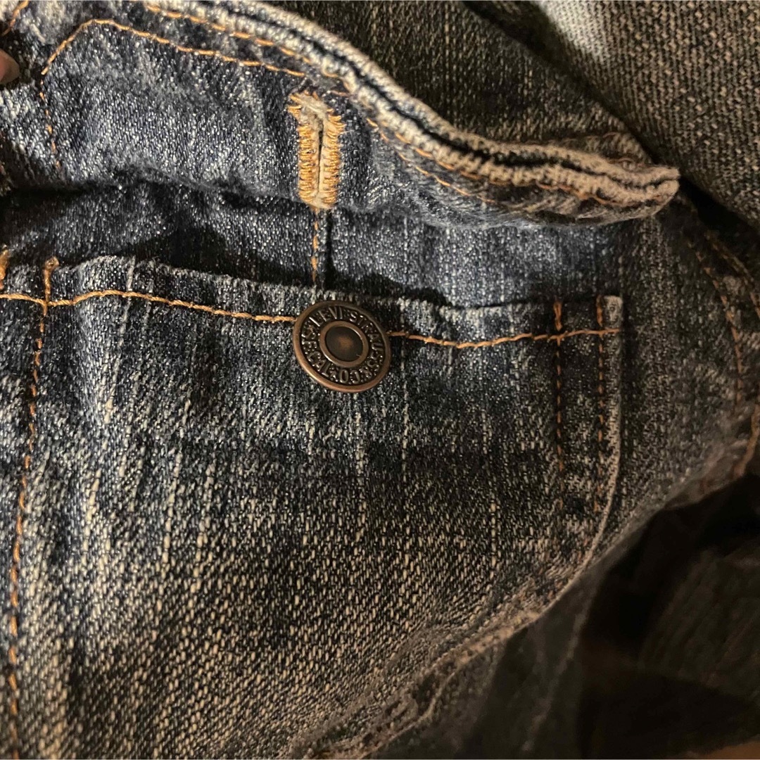 Levi's(リーバイス)のリーバイストラウスジャパン　デニムジャケット　ミドル丈　襟付き　古着　ビンテージ メンズのジャケット/アウター(Gジャン/デニムジャケット)の商品写真