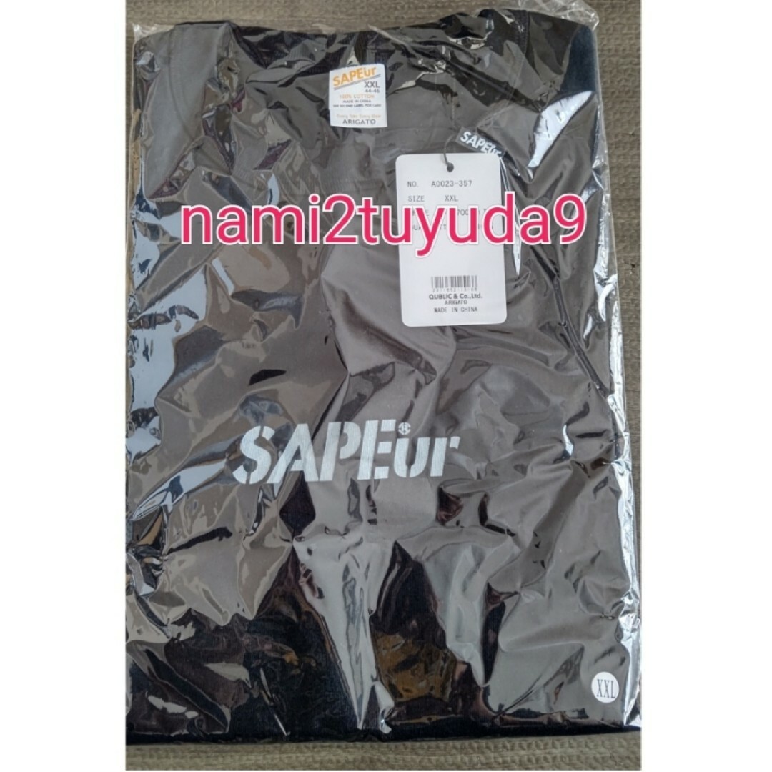 XXL SAPEur GEORGETOWN HEAD S/S TEE Blackの通販 by 広島ベーコン's ... 【L】Sapeur Georgetown HEAD S/STee White