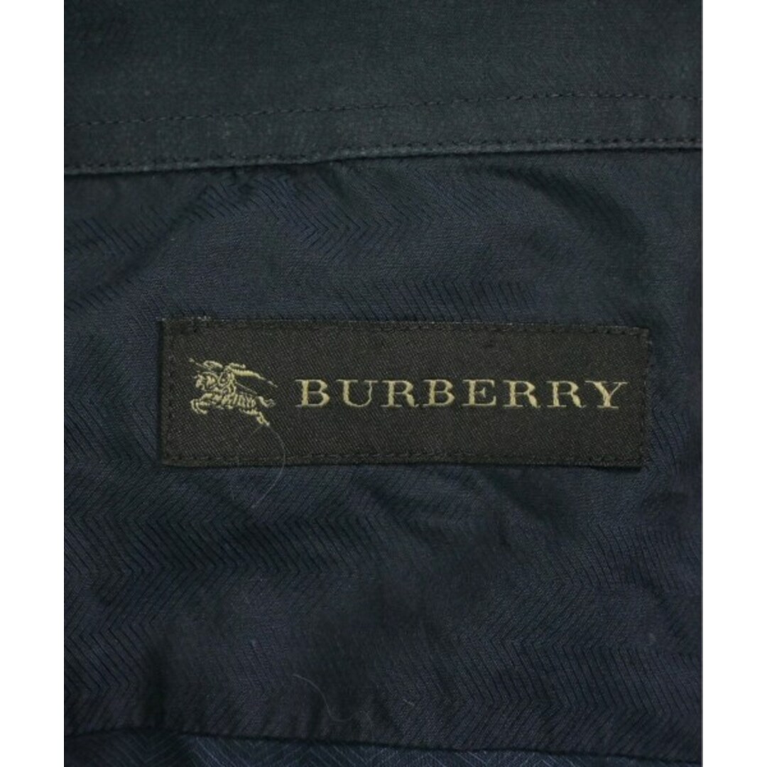 BURBERRY(バーバリー)のBURBERRY バーバリー カジュアルシャツ 37(XS位) 紺 【古着】【中古】 メンズのトップス(シャツ)の商品写真