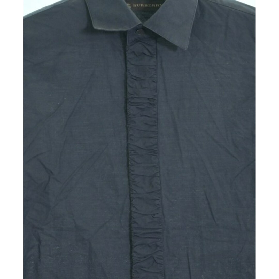 BURBERRY(バーバリー)のBURBERRY バーバリー カジュアルシャツ 37(XS位) 紺 【古着】【中古】 メンズのトップス(シャツ)の商品写真