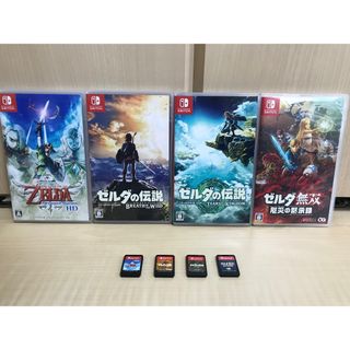 ニンテンドースイッチ(Nintendo Switch)の✨ゼルダの伝説 4作品セット✨即日発送可(家庭用ゲームソフト)