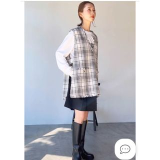ジャーナルスタンダード ベスト/ジレ(レディース)(ホワイト/白色系