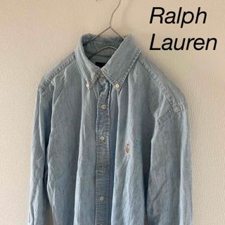 Ralph Lauren - RalphLaurenラルフローレンデニム長袖シャツm