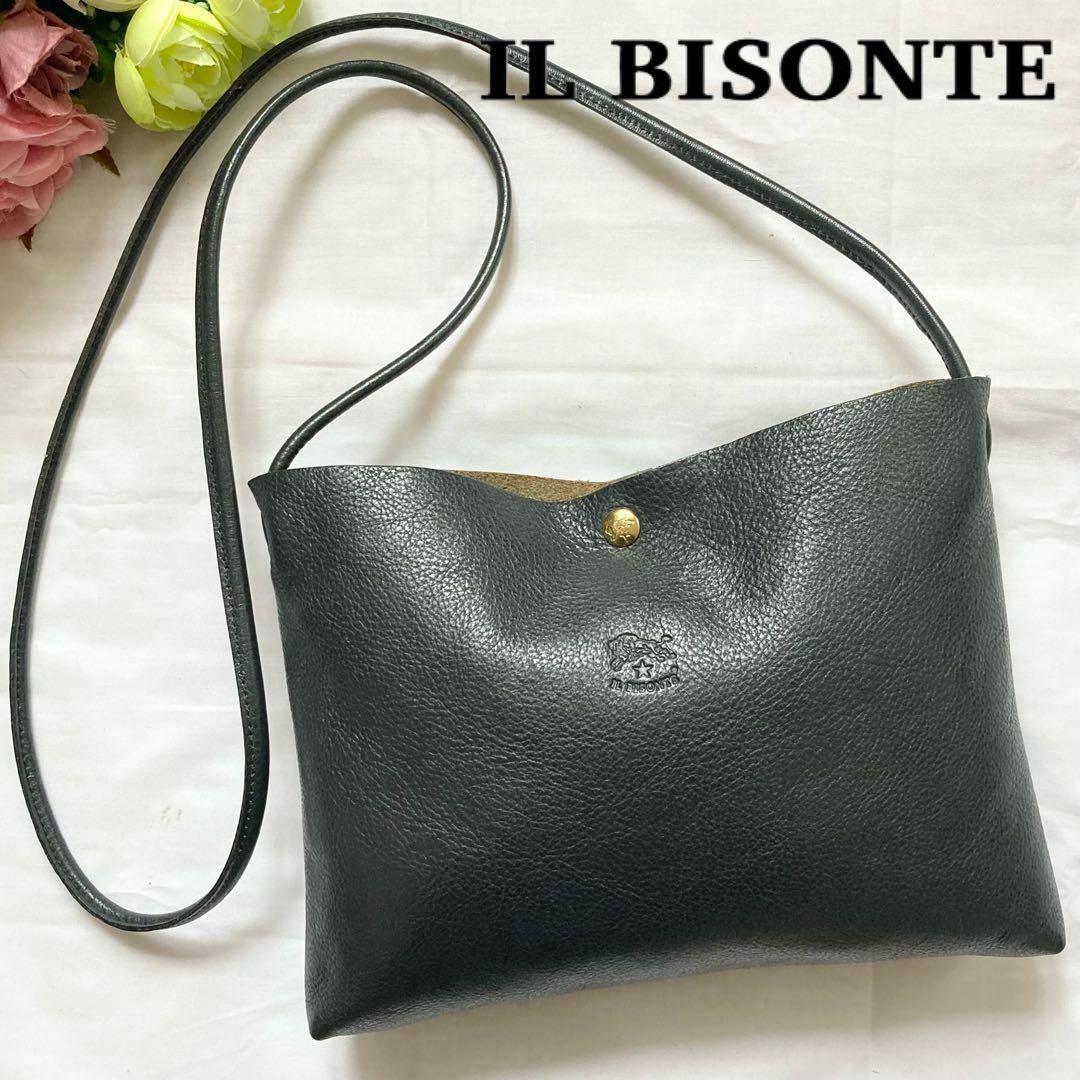 IL BISONTE - ✨美品✨ イルビゾンテ ショルダーバッグ レザー