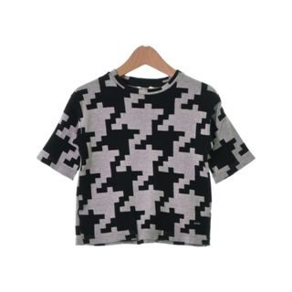 フィス(FITH)のFITH フィス Tシャツ・カットソー 100 グレーx黒(総柄) 【古着】【中古】(Tシャツ/カットソー)