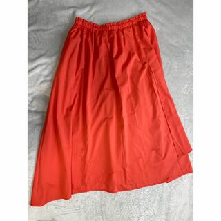 メルローズ(MELROSE)のゆったり　オレンジ色スカート(ロングスカート)