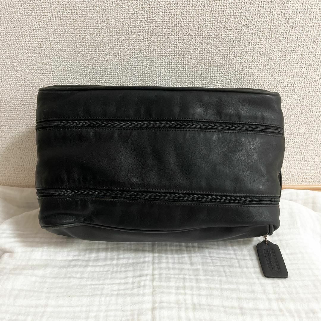 美品✨COACH コーチハンドバッグクラッチバッグブラック黒 1