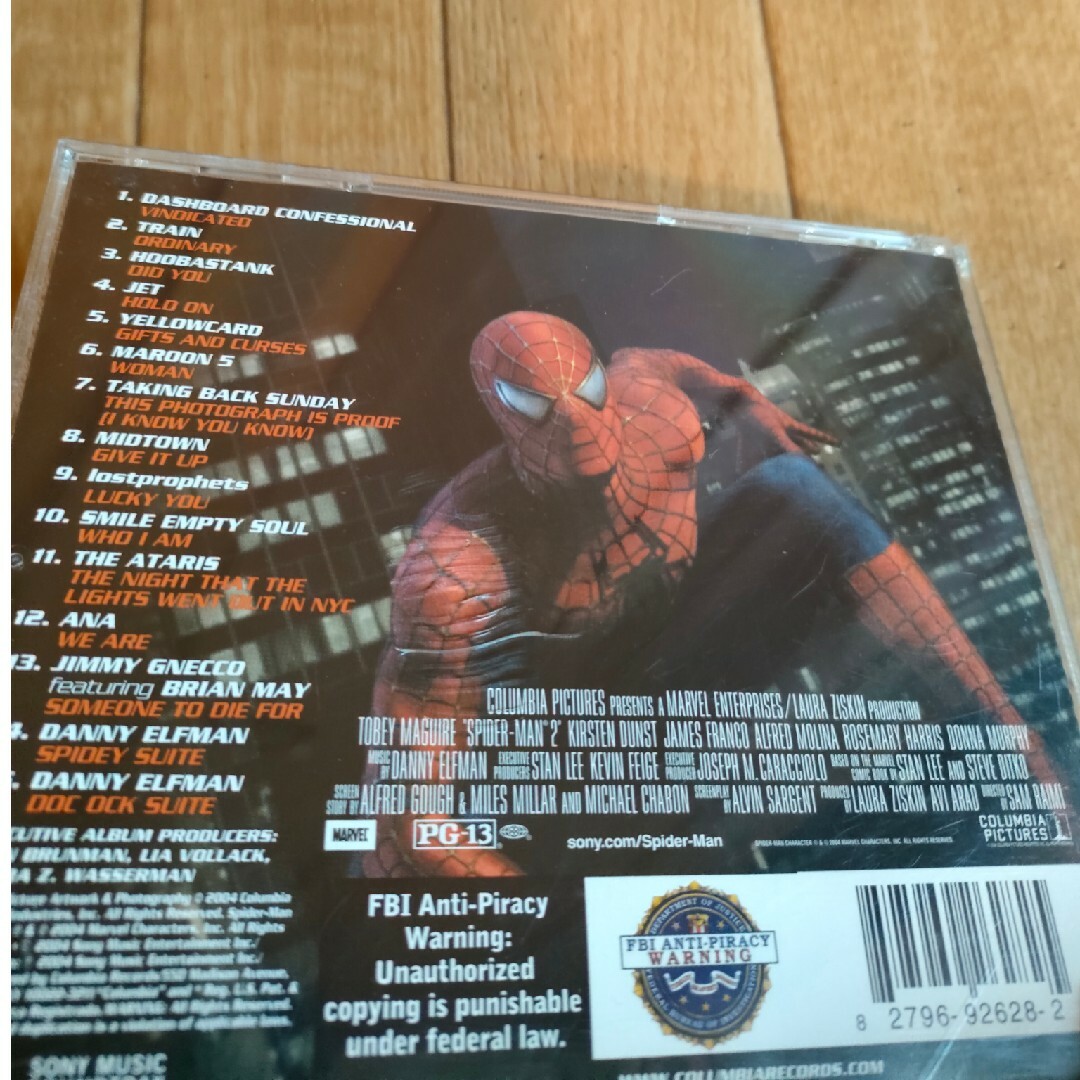 US盤 廃盤 スパイダーマン2 サウンドトラック OST Spider Man