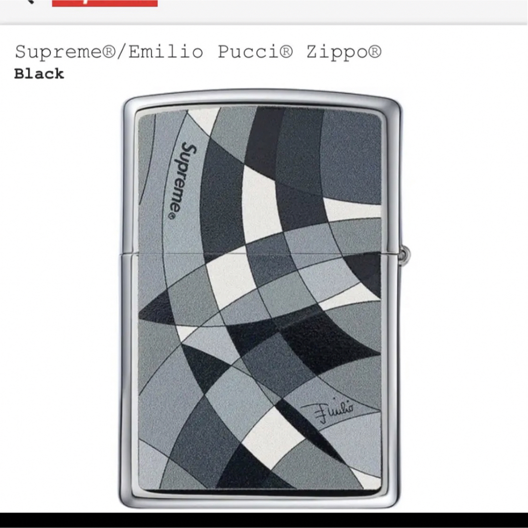 supreme×Emilio Pucci zippo ジッポライター プッチ