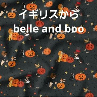 【希少】belle and boo②＊pumpkin party ハロウィン生地(生地/糸)