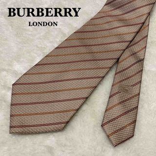 バーバリー(BURBERRY)の【美品】BURBERRY LONDON ネクタイ バーバリー シルクタイ(ネクタイ)