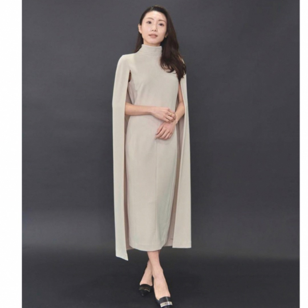 L'Or Cape Georgette Dressレディース