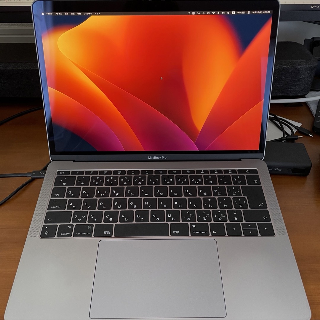 美品 MacBookair 2017 SSD256GB 充放電回数50回
