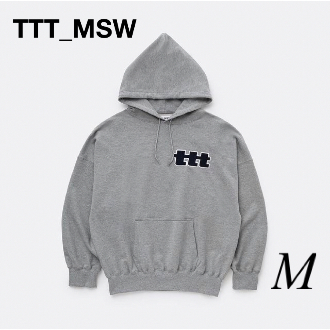 TTT_MSW  LOGO hoodie grayサイズM tttmsw数量限定