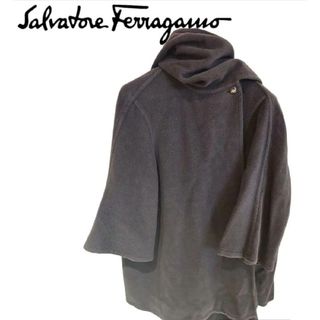 Salvatore Ferragamo - 美品 Ferragamo ポンチョ コート