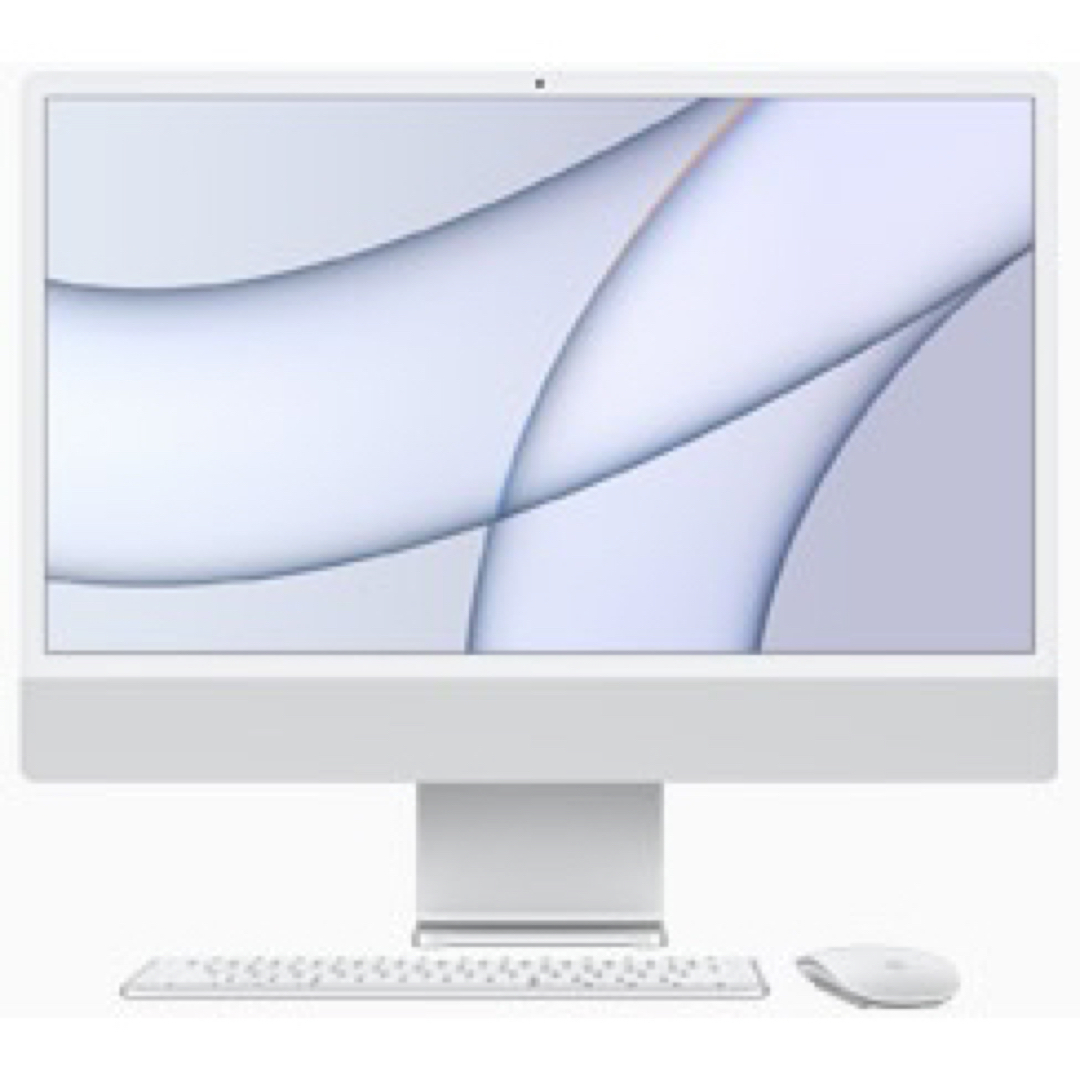 新品同様【超美品】2021 Apple iMac 24インチ シルバー