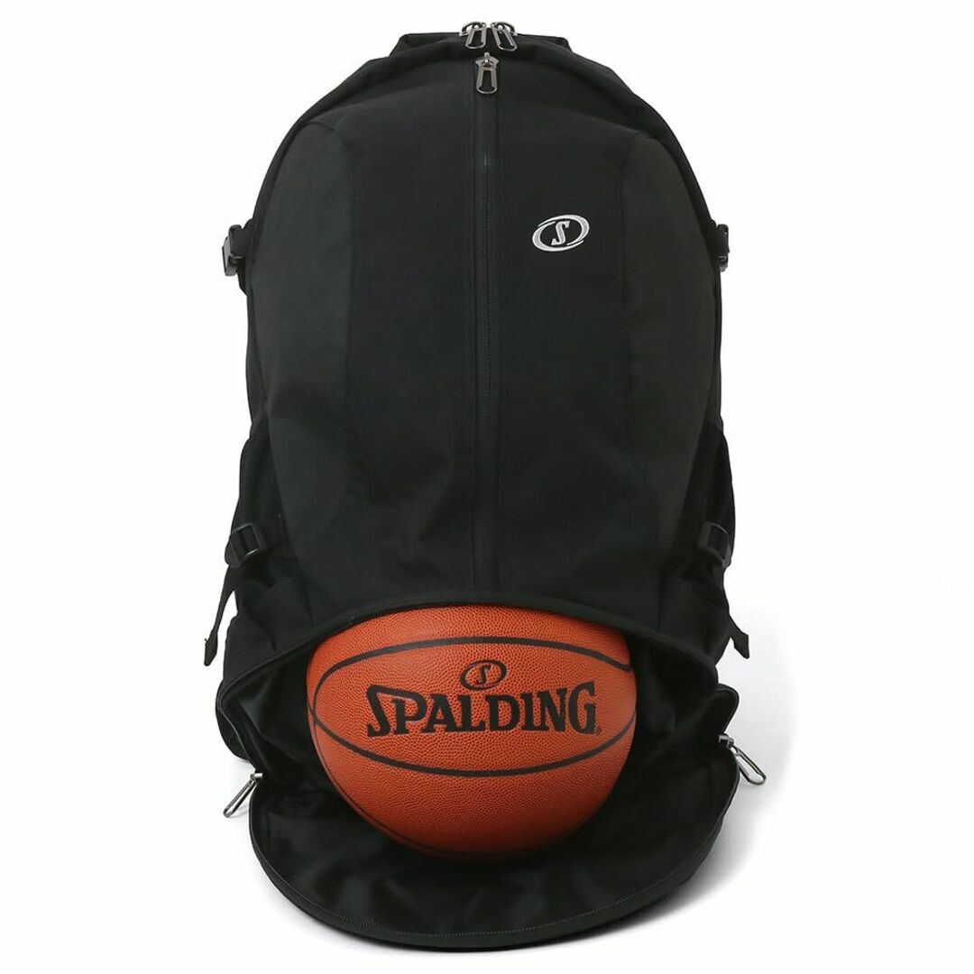 【色: ブラック/シルバー】SPALDING(スポルディング) バスケット リュ