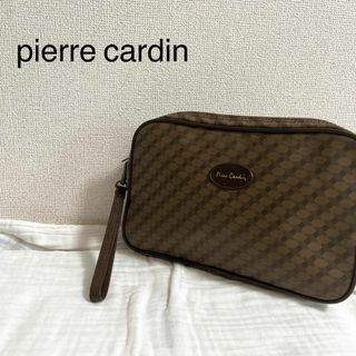 ピエールカルダン(pierre cardin)の美品✨pierrecardinピエールカルダンハンドバッグクラッチバッグブラウン(ハンドバッグ)