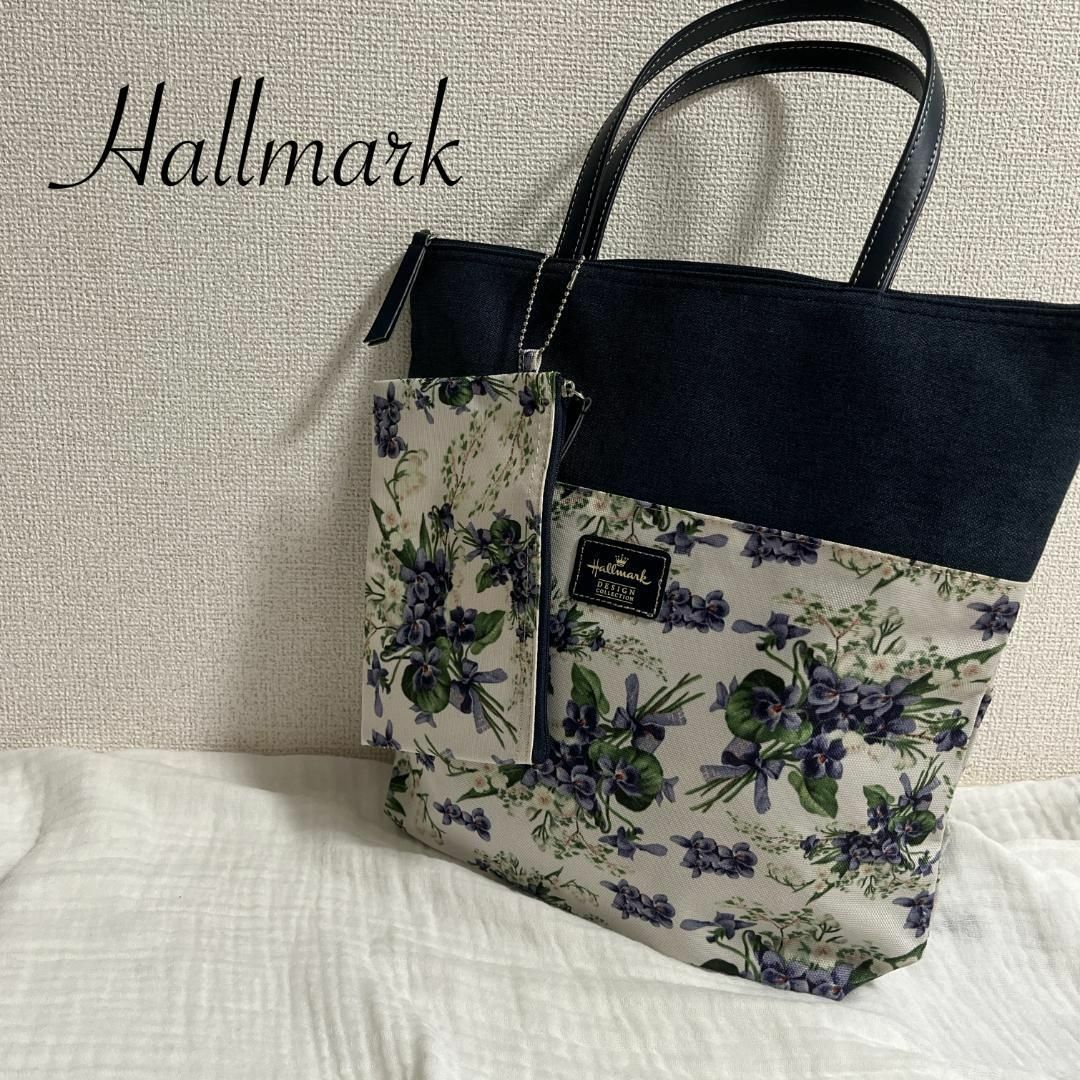 美品✨Hallmark ホールマーク セミショルダーバッグ/トートバッグ花柄