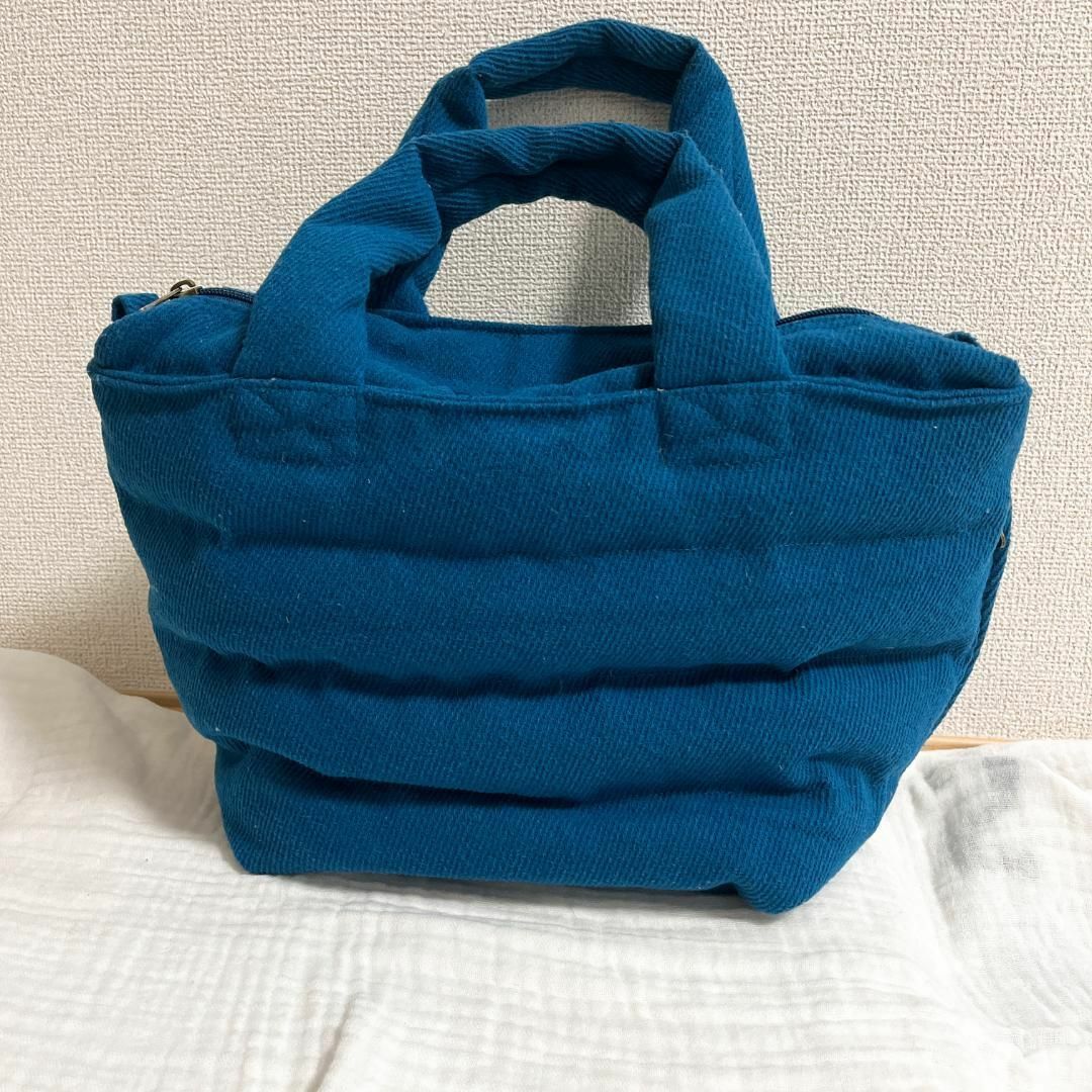 ROOTOTE(ルートート)の美品✨ROOTOTE ルートート セミショルダーバッグ/トートバッグ ブルー/青 レディースのバッグ(ショルダーバッグ)の商品写真