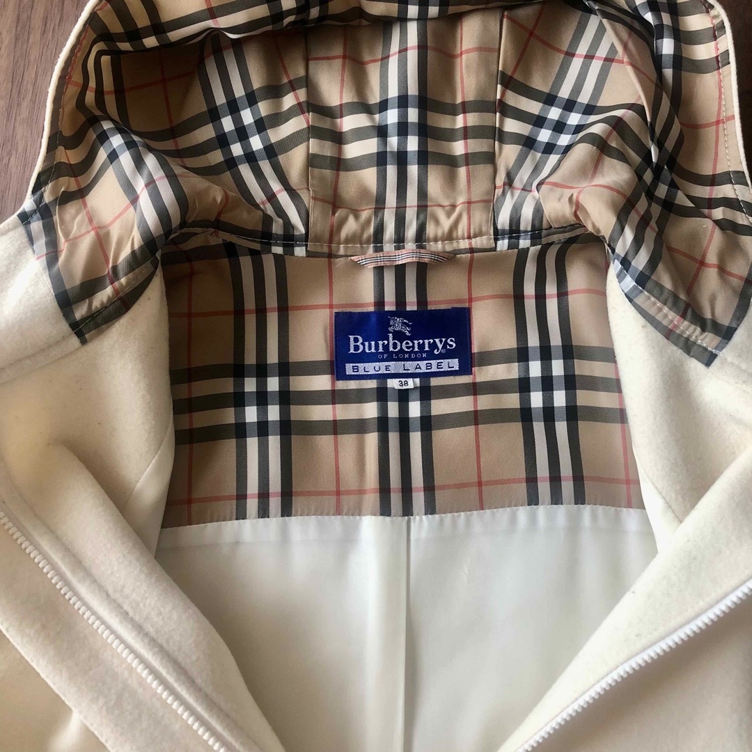 BURBERRY BLUE LABEL(バーバリーブルーレーベル)のバーバリー ブルーレーベル レディース　コート　ウール　サイズ38 レディースのジャケット/アウター(その他)の商品写真