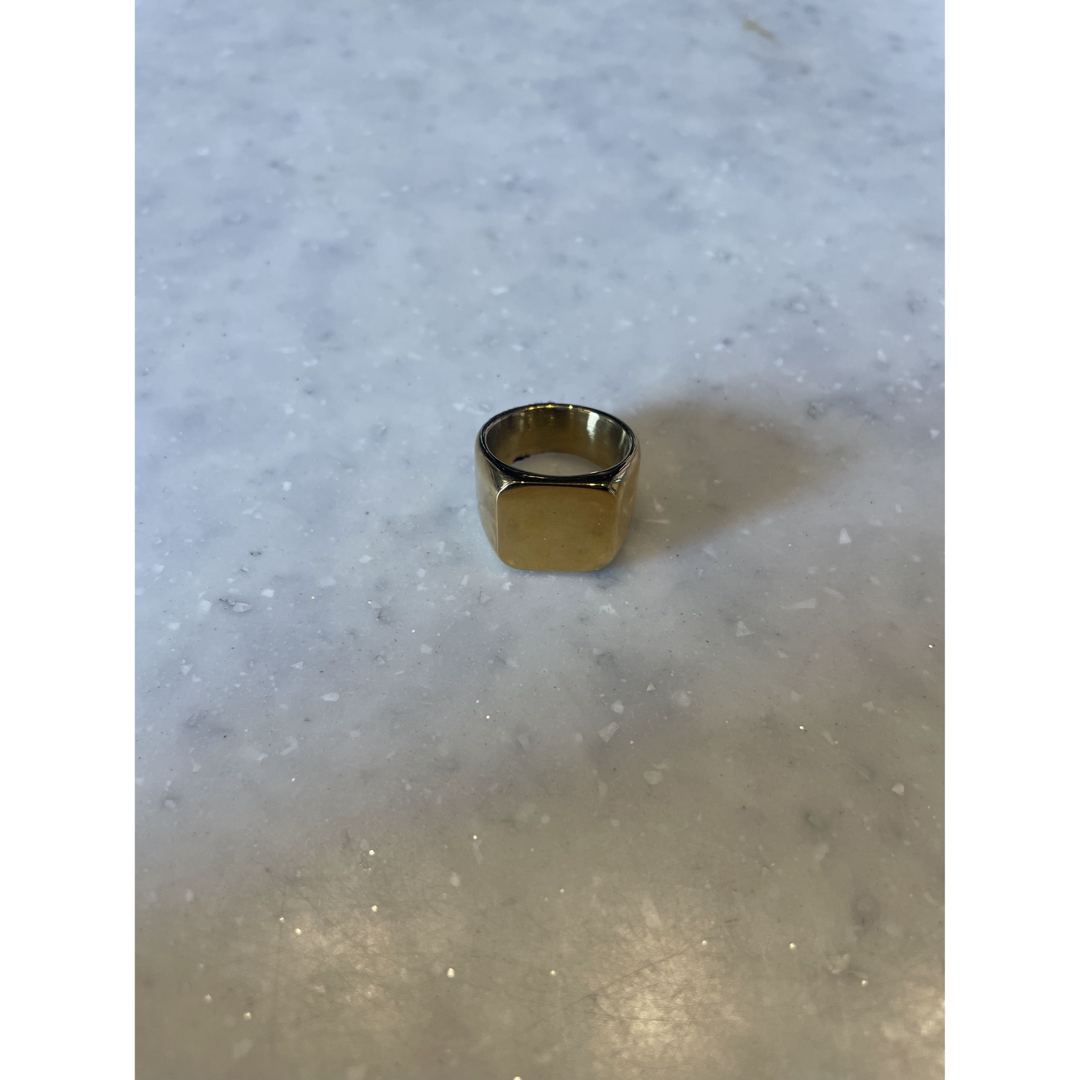 K18 印台リング 13.3g 11.5号 - リング(指輪)