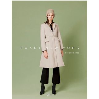 FOXEY キルティングロングコート