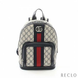 グッチ(Gucci)のオフィディア GGスプリーム バックパック リュックサック PVC レザー オフホワイト(リュック/バックパック)