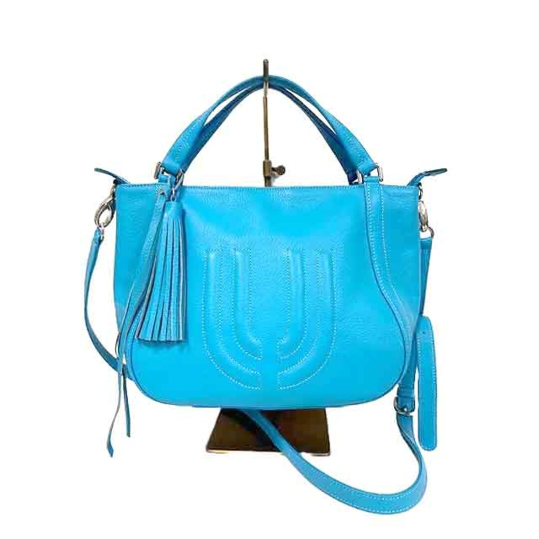 U By Ungaro ユーバイ ウンガロ バッグ ライトブルー レザー