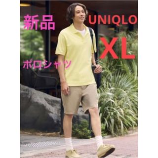 ユニクロ(UNIQLO)の新品　ユニクロ　ドライカノコポロシャツ（半袖）XLサイズ(ポロシャツ)