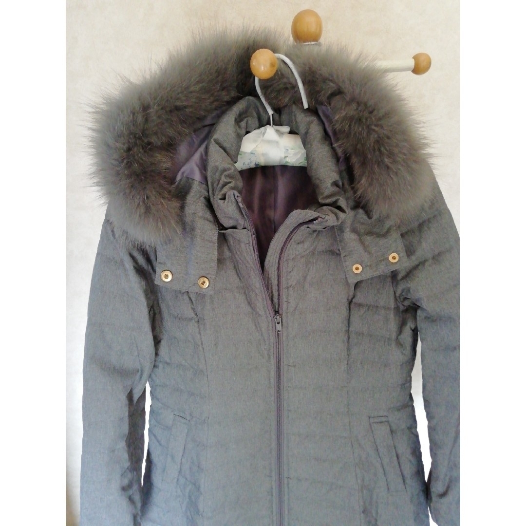 フード付きダウンコートＳ〜Mサイズ レディースのジャケット/アウター(ダウンコート)の商品写真