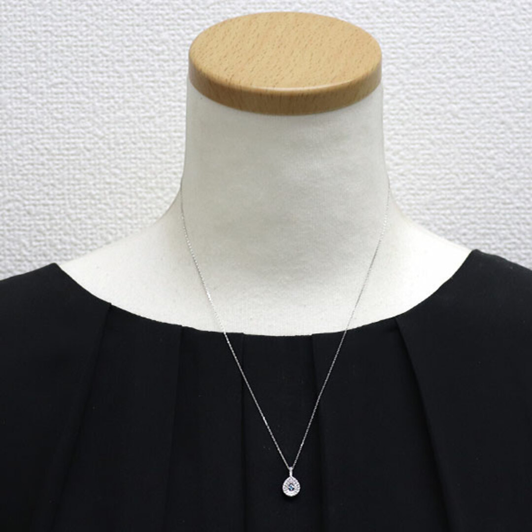 Pt900/ Pt850 ダイヤモンド ペンダントネックレス 0.03ct D0.19ct