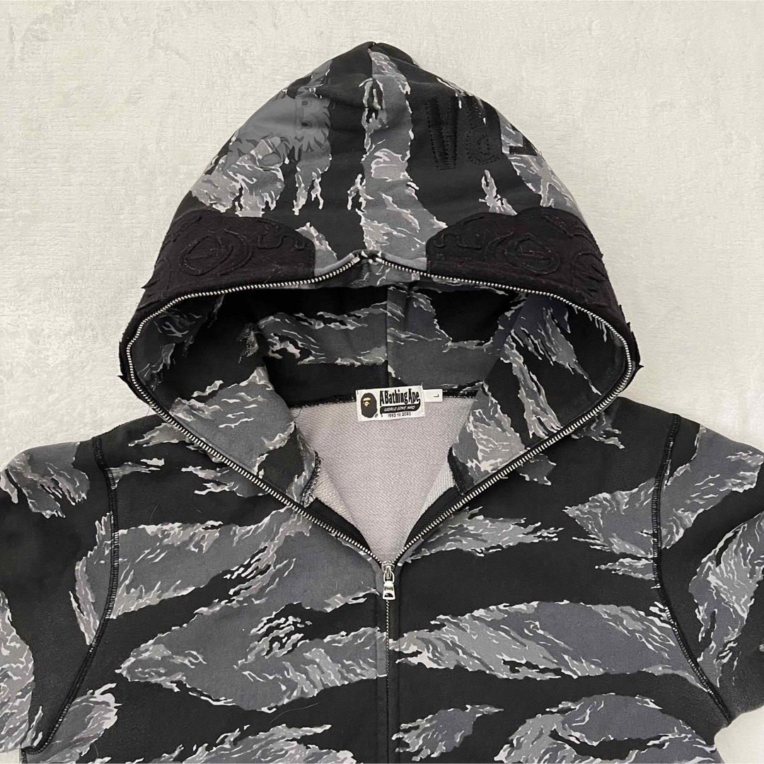 A BATHING APE - アベイシングエイプBAPE TIGER Hoodieタイガーパーカ ...