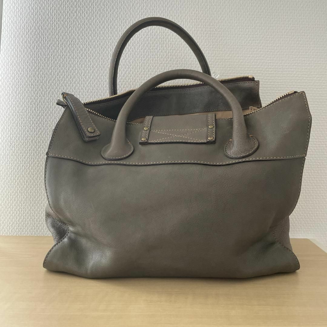 美品✨BLEUET ブルエ ハンドバッグ/トートバッグ グレーの通販 by Noir