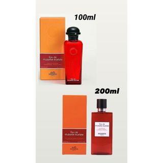 エルメス(Hermes)のエルメス ２点 オー ドゥ ルバーブ エカルラット オーデコロン、シャワージェル(香水(女性用))