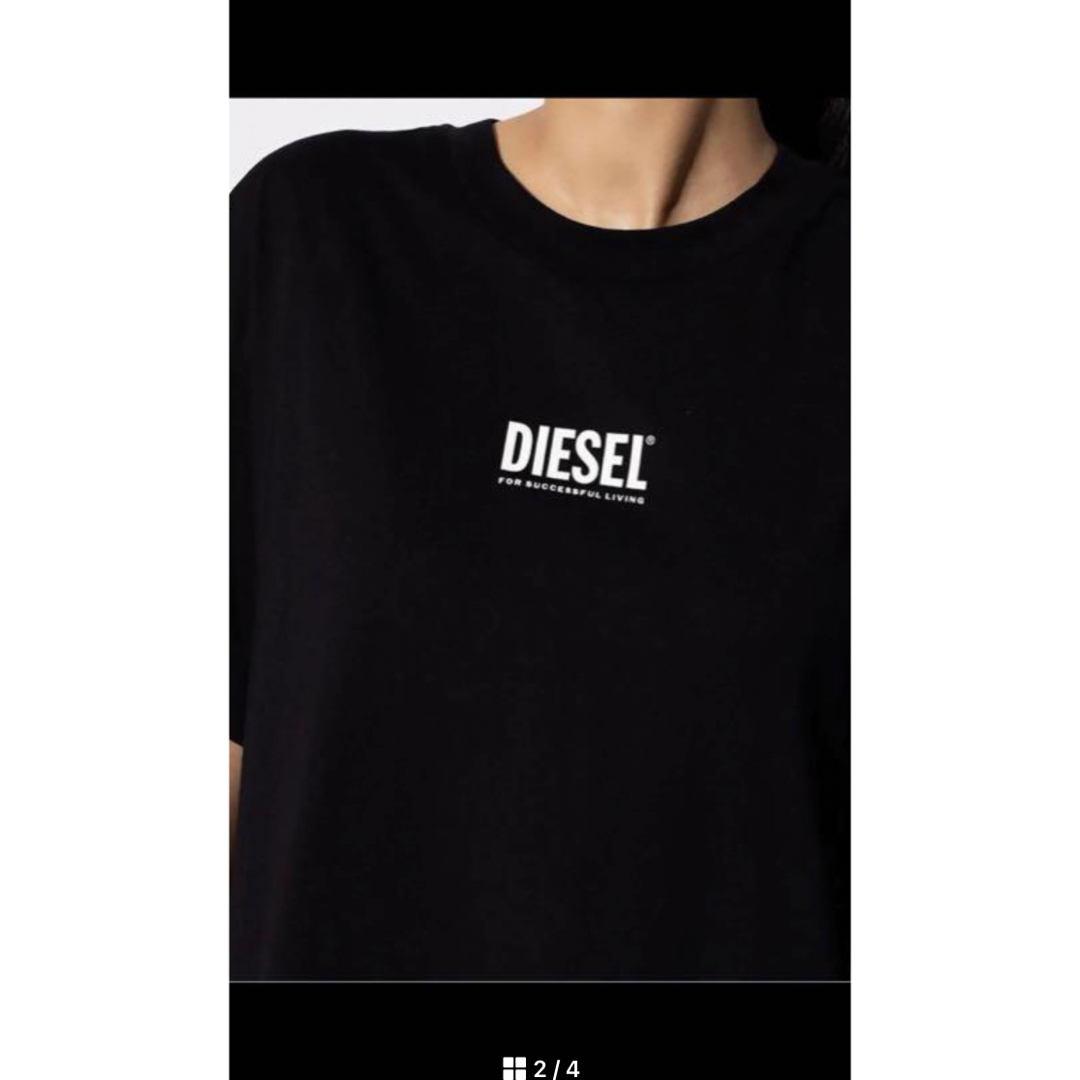 お値下げ⭕️ DIESEL Tシャツ ワンピース 黒 ロゴ 1
