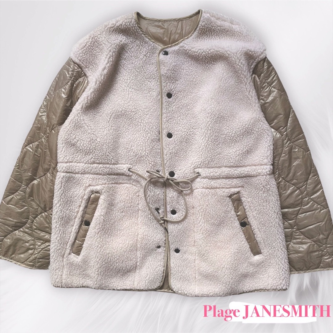 Plage JANESMITH ボアキルト　SHORT BOA QUILT