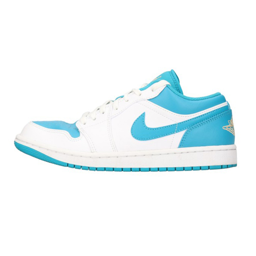 NIKE ナイキ AIR JORDAN 1 LOW エア ジョーダン ローカット スニーカー ホワイト/ブルー US7.5/25.5cm ホワイト/ブルー 553558-174