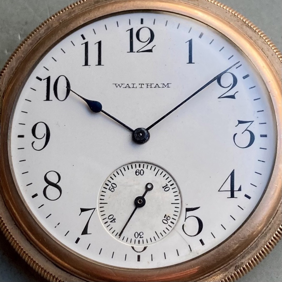 【動作良好】ウォルサム WALTHAM アンティーク 懐中時計 手巻き アメリカ