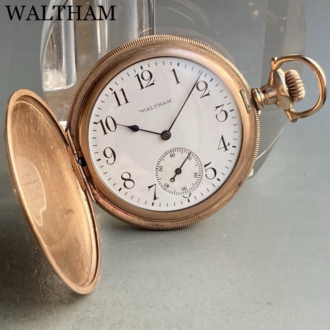 【動作品】ウォルサム WALTHAM アンティーク 懐中時計 手巻き アメリカ