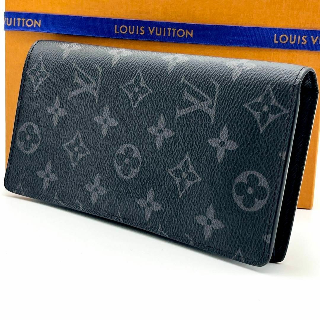 LOUIS VUITTON - ルイヴィトン 折り財布 グレー ポルトフォイユブラザ