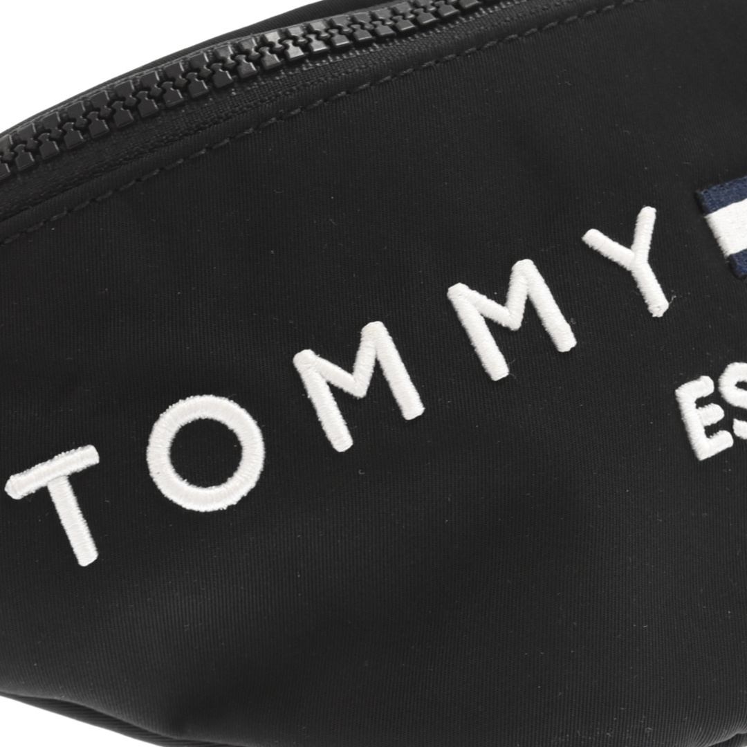 TOMMY HILFIGER(トミーヒルフィガー)のTOMMY HILFIGER トミーヒルフィガー ロゴ刺繍ボディバッグ ブラック メンズのバッグ(その他)の商品写真