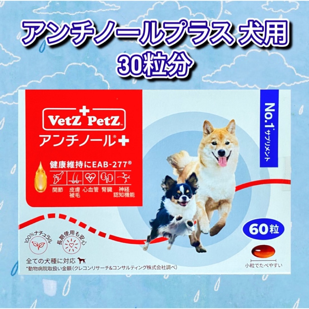 Vetz Petz アンチノール プラス 犬用 30粒の通販 by I｜ラクマ