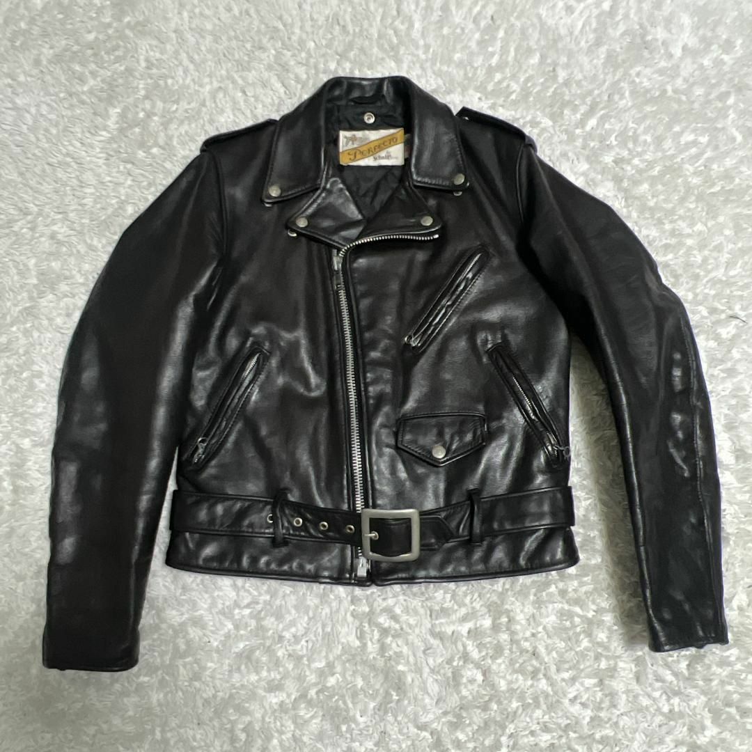 schott   良品 Schott 品番 ダブルライダースジャケット