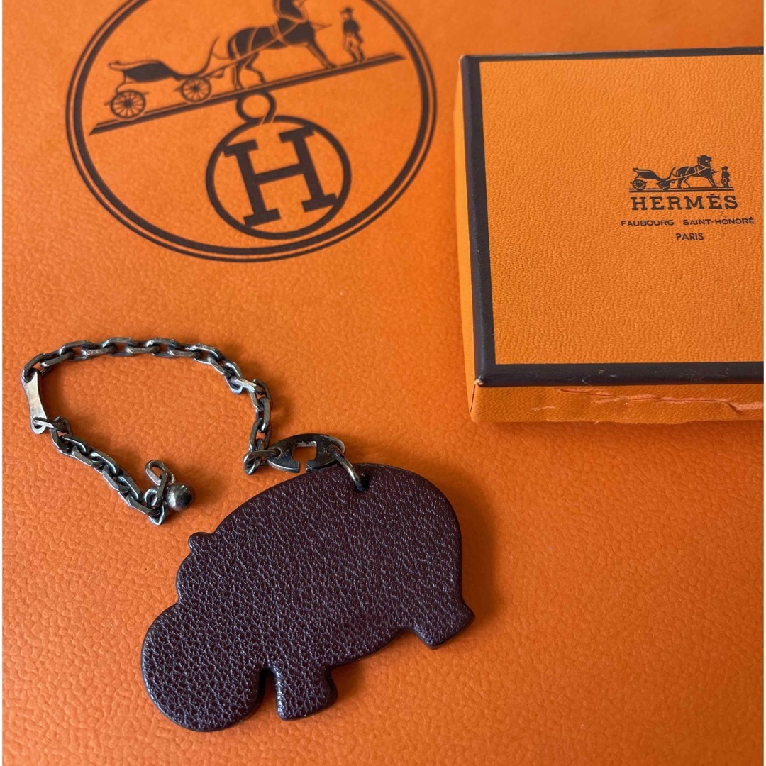 エルメス HERMES キーホルダー バッグチャーム バッグホルダー-