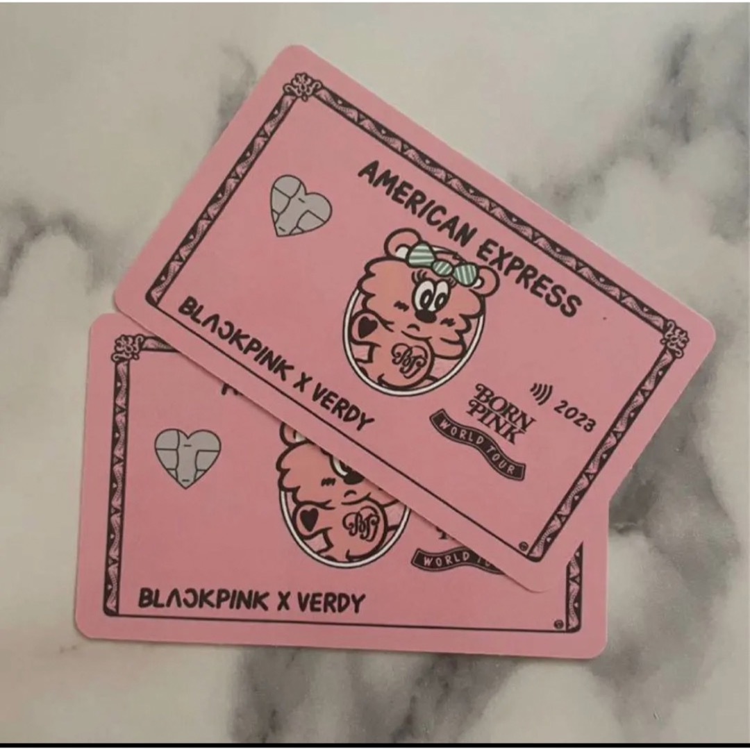 BLACKPINK - 【非売品】BLACKPINK Verdy AMEX ステッカー 2枚